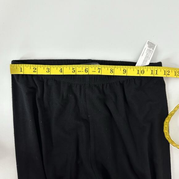 Eileen Fisher Pants Womens XS Black Pull On Elastic Waist Stretch Ankle Legging - Picture 8 of 12